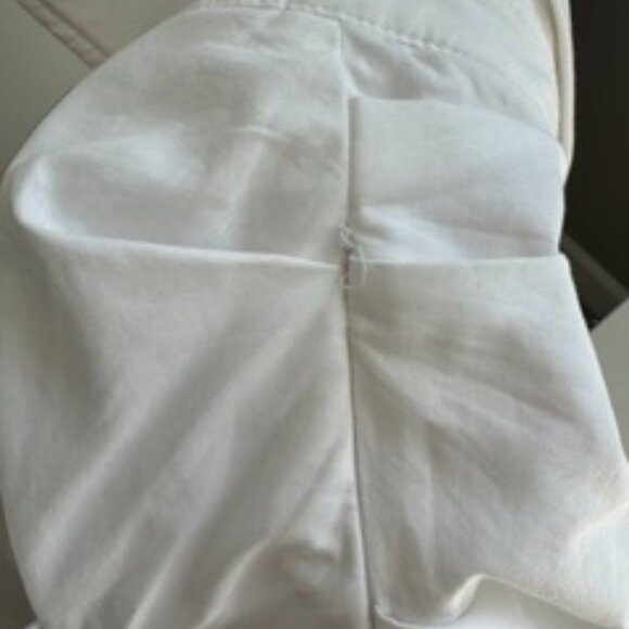 Zara White Strapless Button-Up Top - Picture 4 of 4